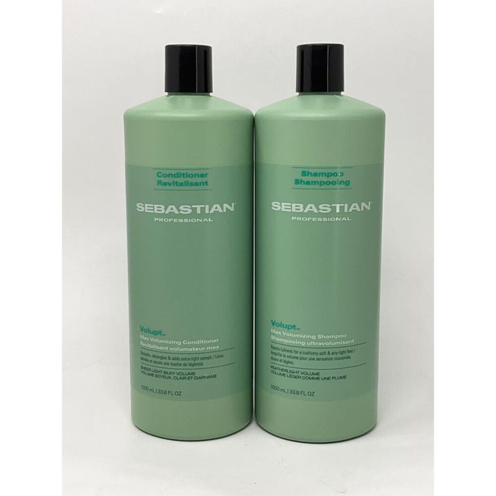 Sebastian Volupt Max Volumizing Shampoo and Conditioner Duo Liters, 33.8 oz Each